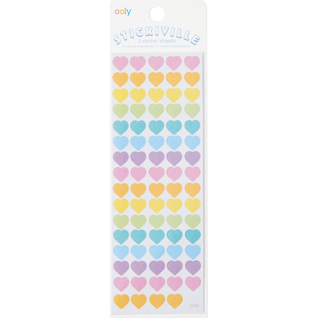 OOLY Stickiville Mini Hearts Matte Stickers